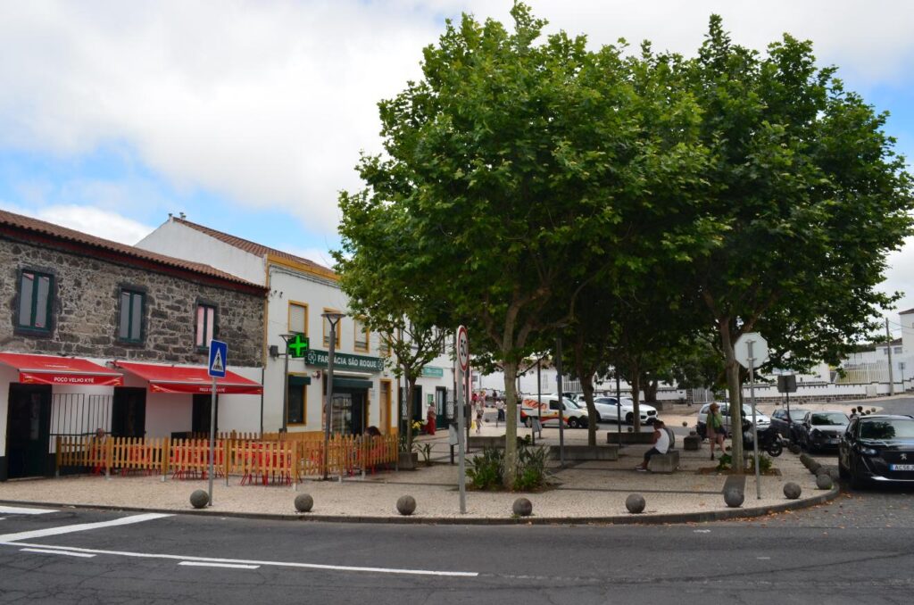 Seafront cafes near Praia de São Roque Ponta Delgada Azores