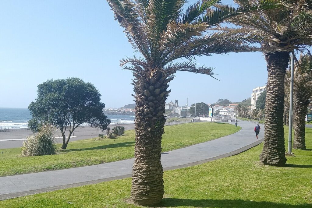 Praia das Milícias São Miguel 2 seafront-promenade Azores SaoMiguel beaches